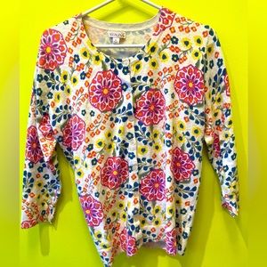 Floral cardigan